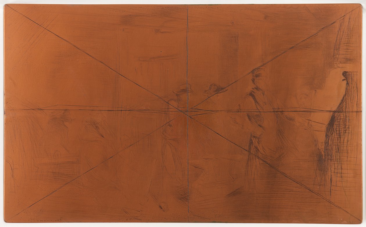 Lastra per incisione: La fucina da James Abbott McNeill Whistler