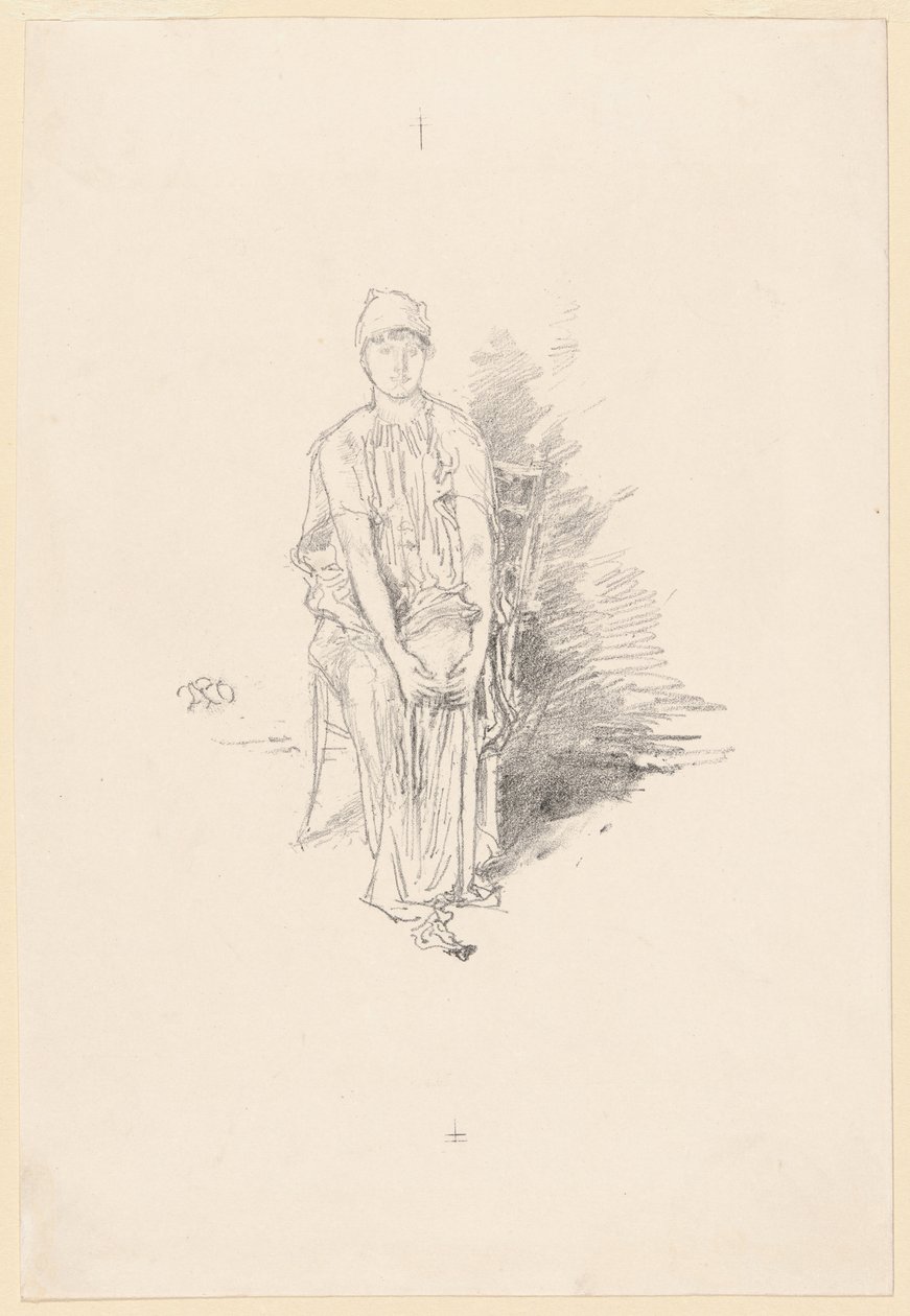 Studio di figura a colori da James Abbott McNeill Whistler