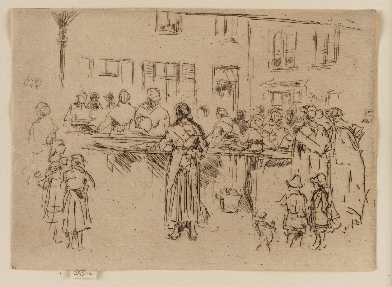 Donne del pesce, Ostenda da James Abbott McNeill Whistler