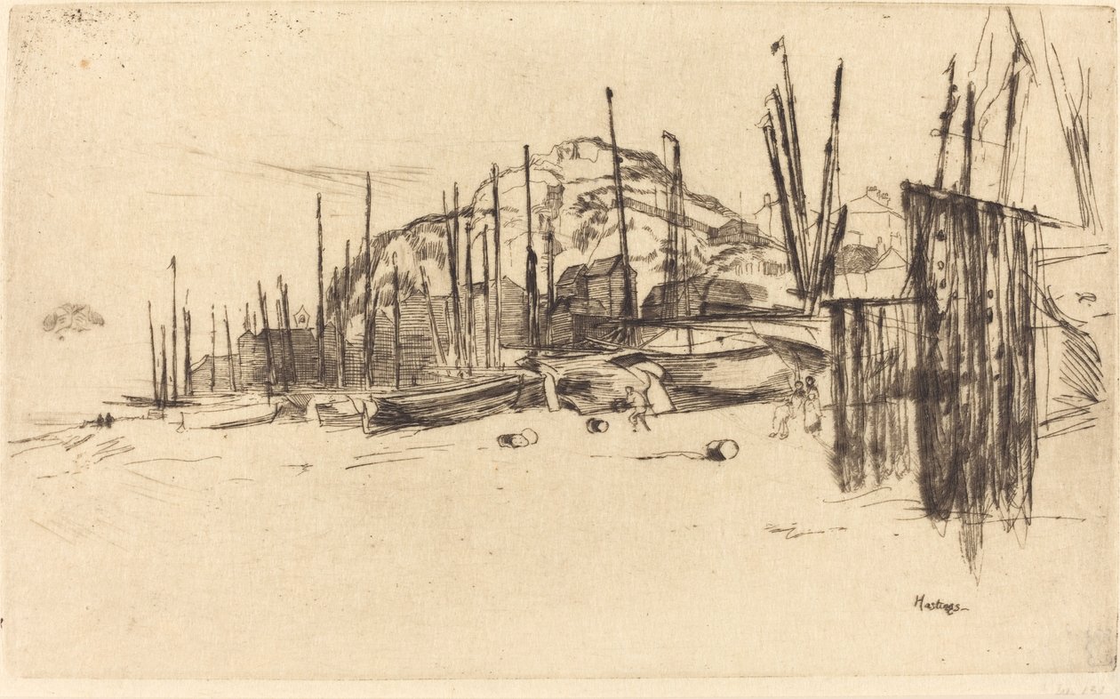 Barche da pesca, Hastings da James Abbott McNeill Whistler