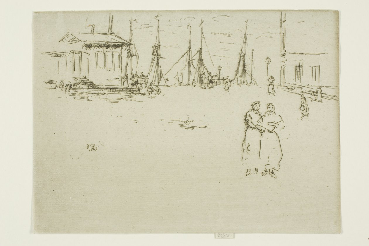 Molo di Pesca, Ostenda da James Abbott McNeill Whistler