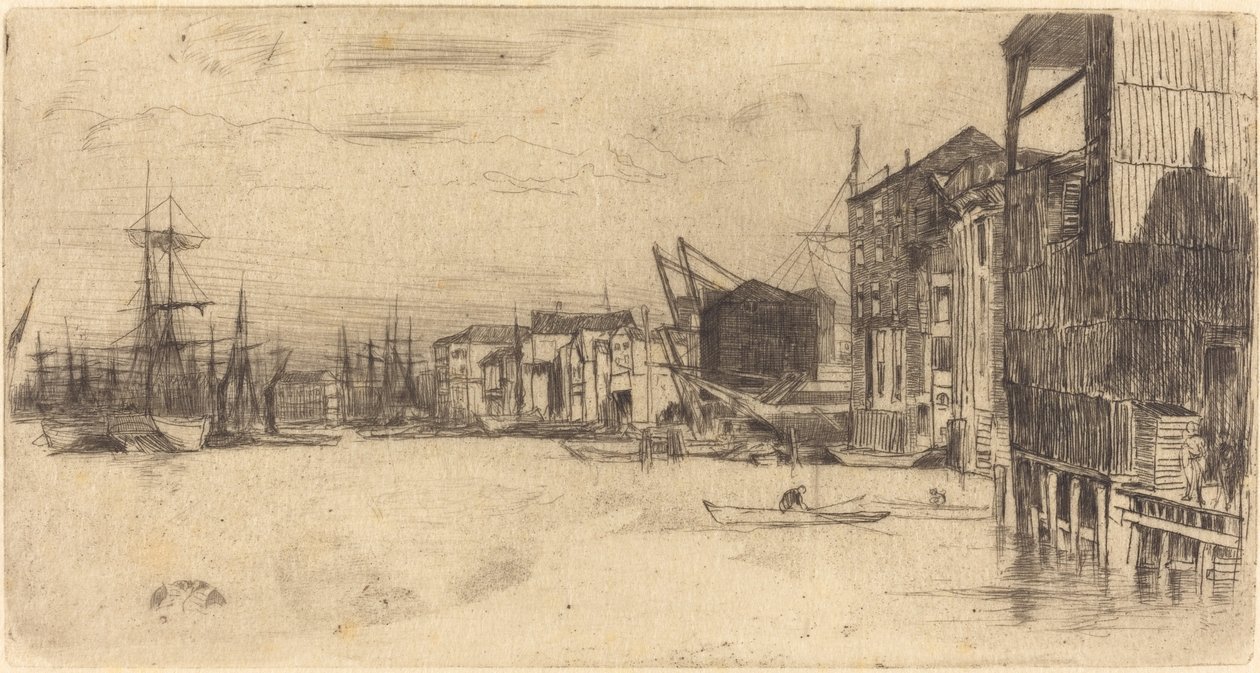 Free Trade Wharf da James Abbott McNeill Whistler