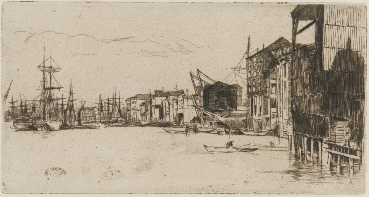 Molo del libero scambio da James Abbott McNeill Whistler