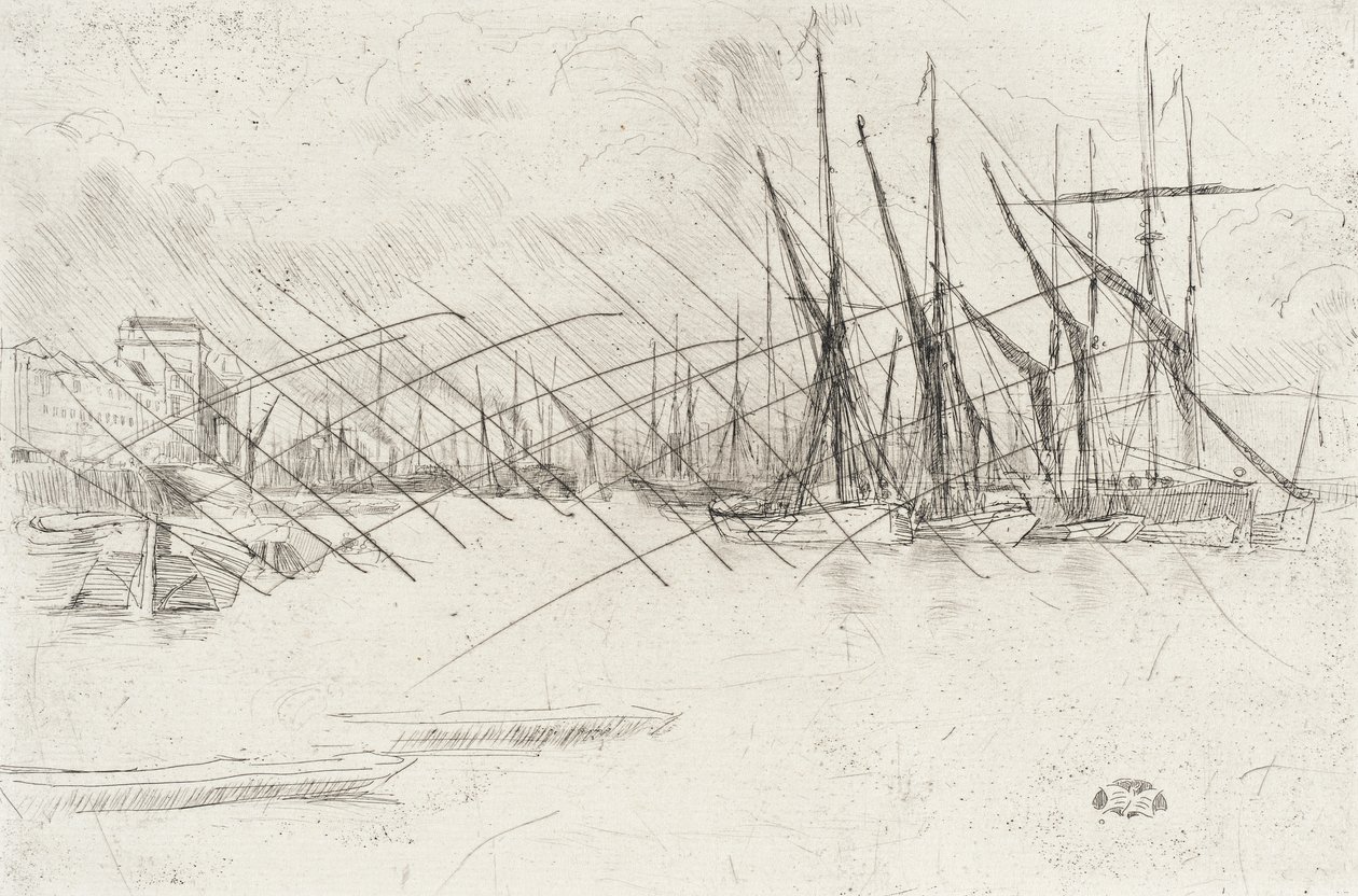 Dalle scale di Pickle-Herring da James McNeill Whistler