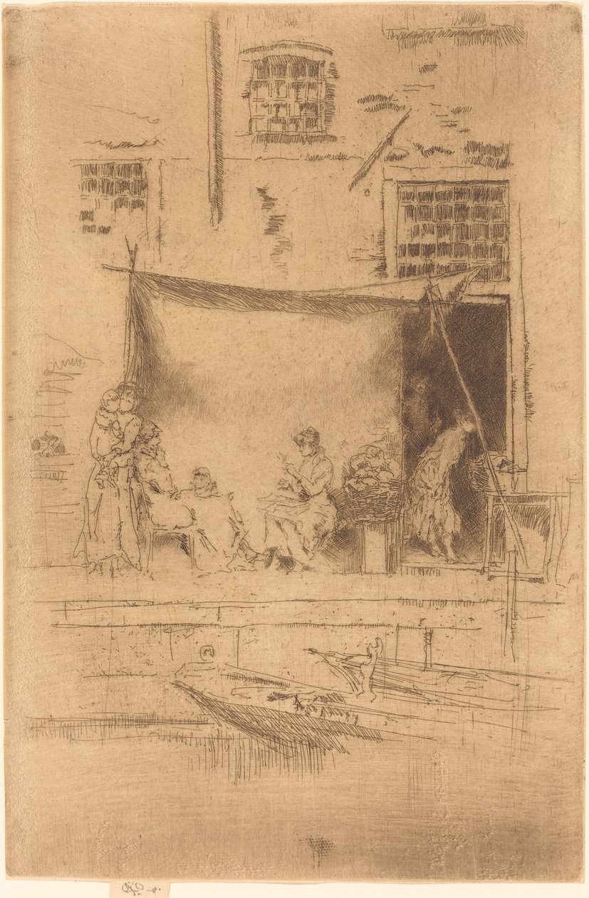 Bancarella di frutta da James Abbott McNeill Whistler