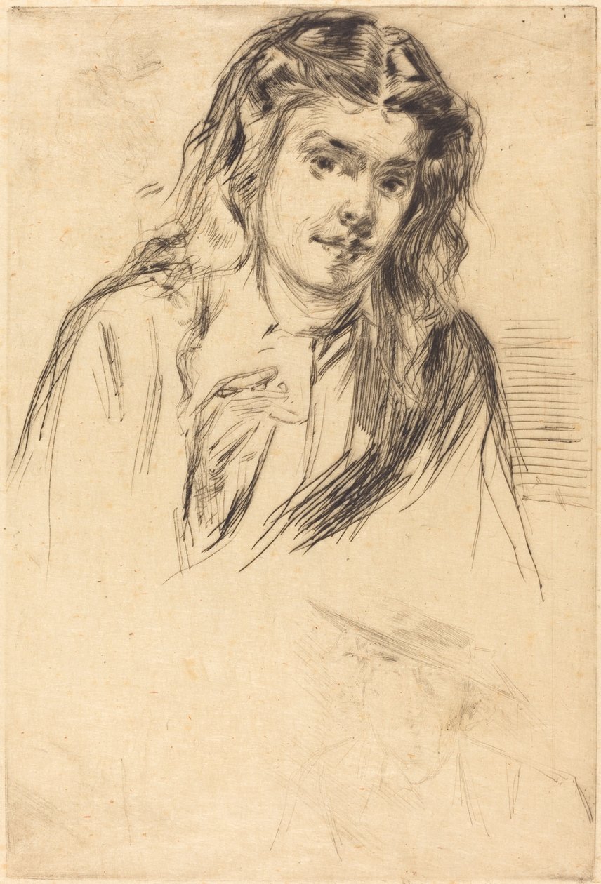 Testa piegata di Fumette da James Abbott McNeill Whistler