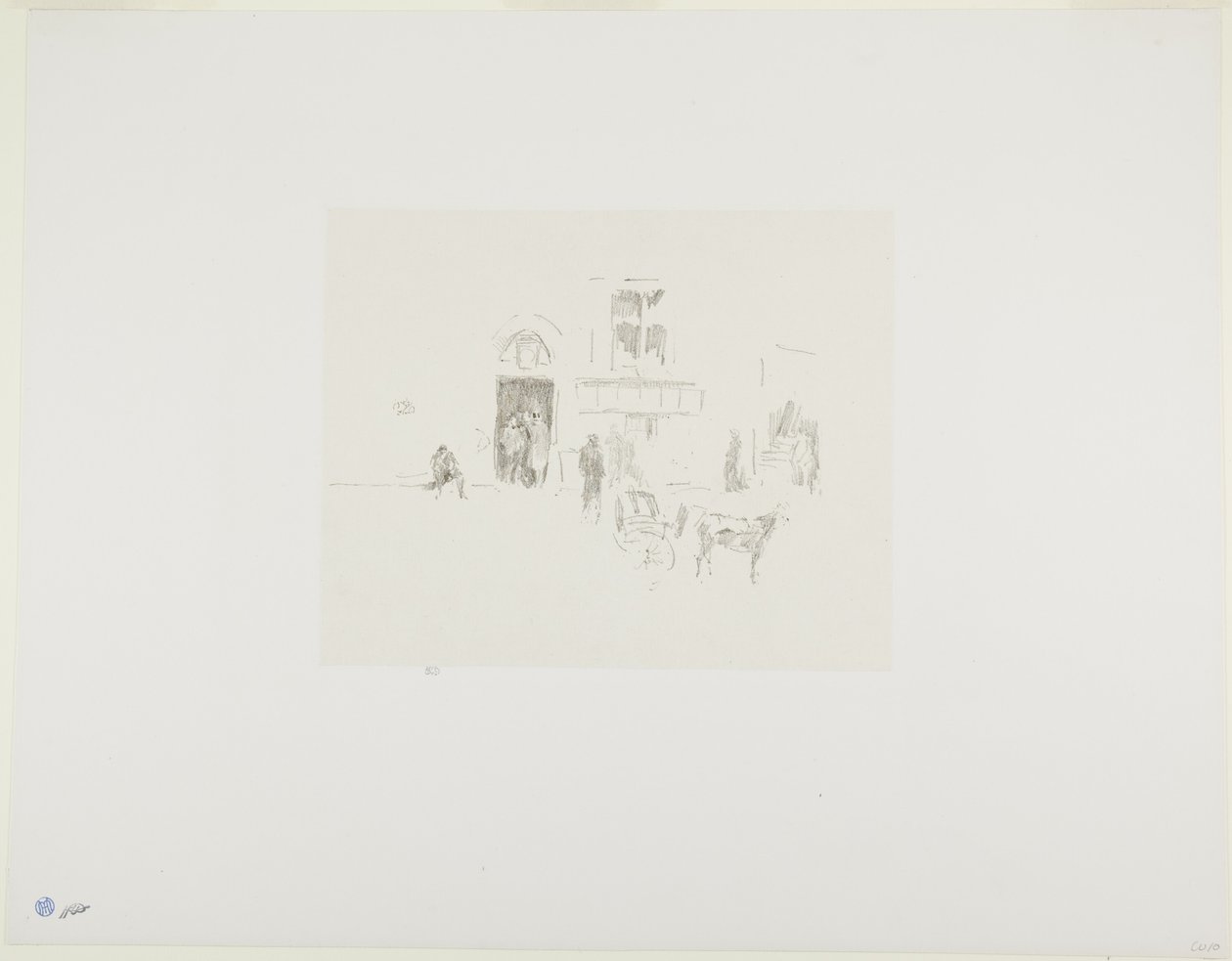 Porta del palco del Gaiety da James Abbott McNeill Whistler