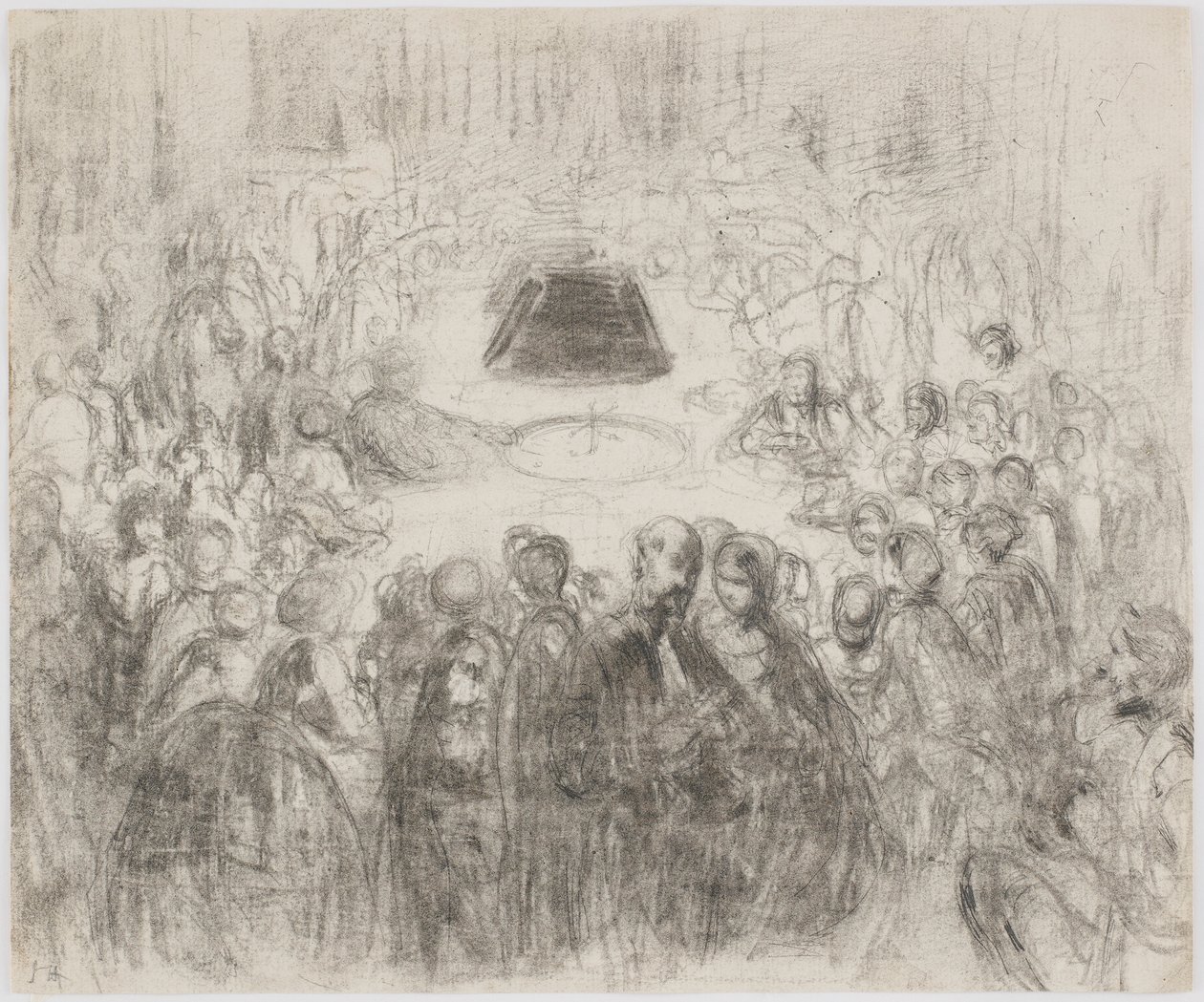 Salone da gioco a Baden-Baden da James Abbott McNeill Whistler