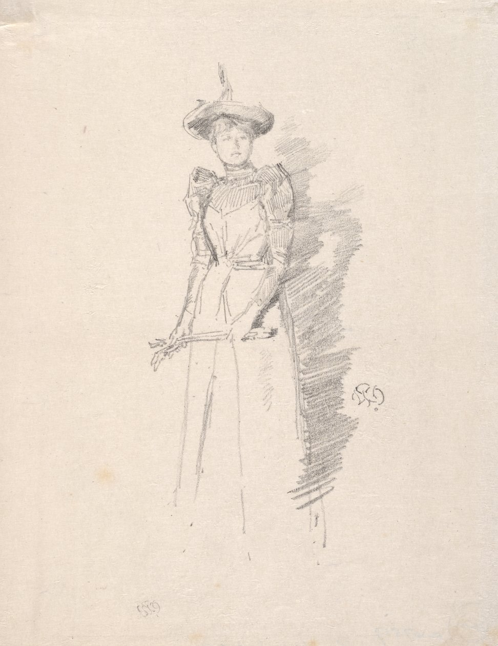Guanti in pelle scamosciata da James McNeill Whistler