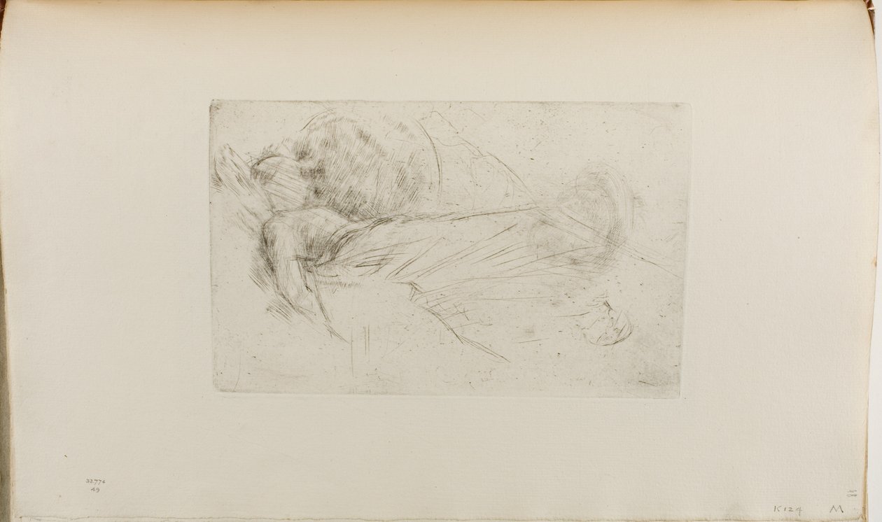 Ragazza Distesa da James Abbott McNeill Whistler