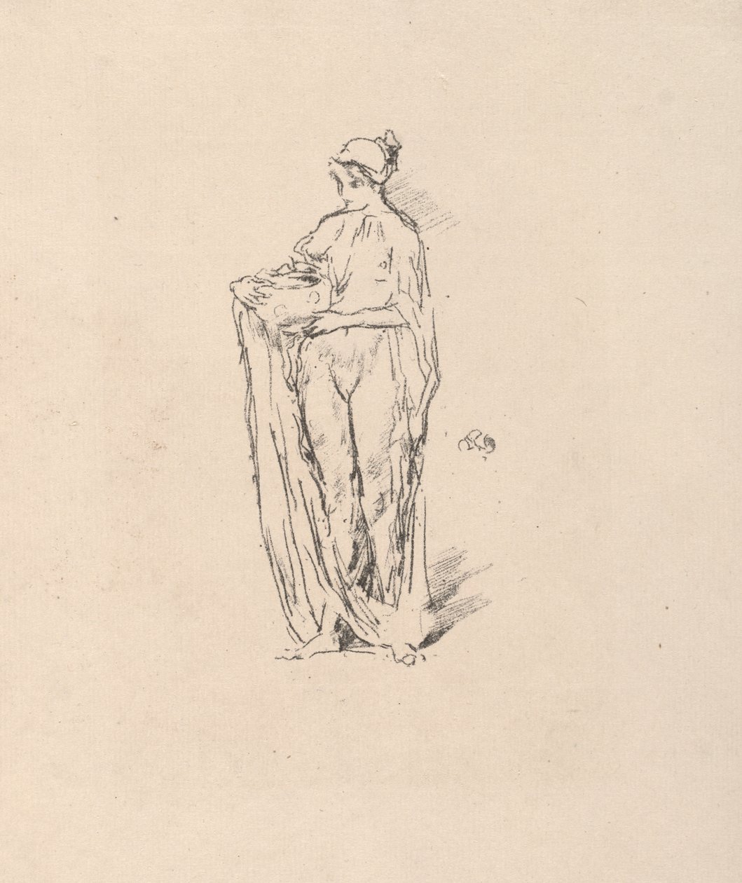 Ragazza con una ciotola da James McNeill Whistler