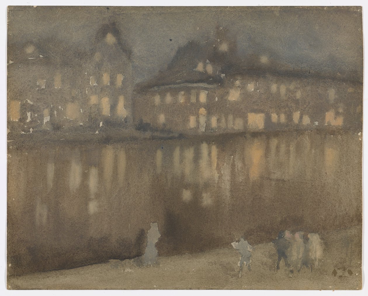 Canale Grande, Amsterdam; Notturno da James Abbott McNeill Whistler