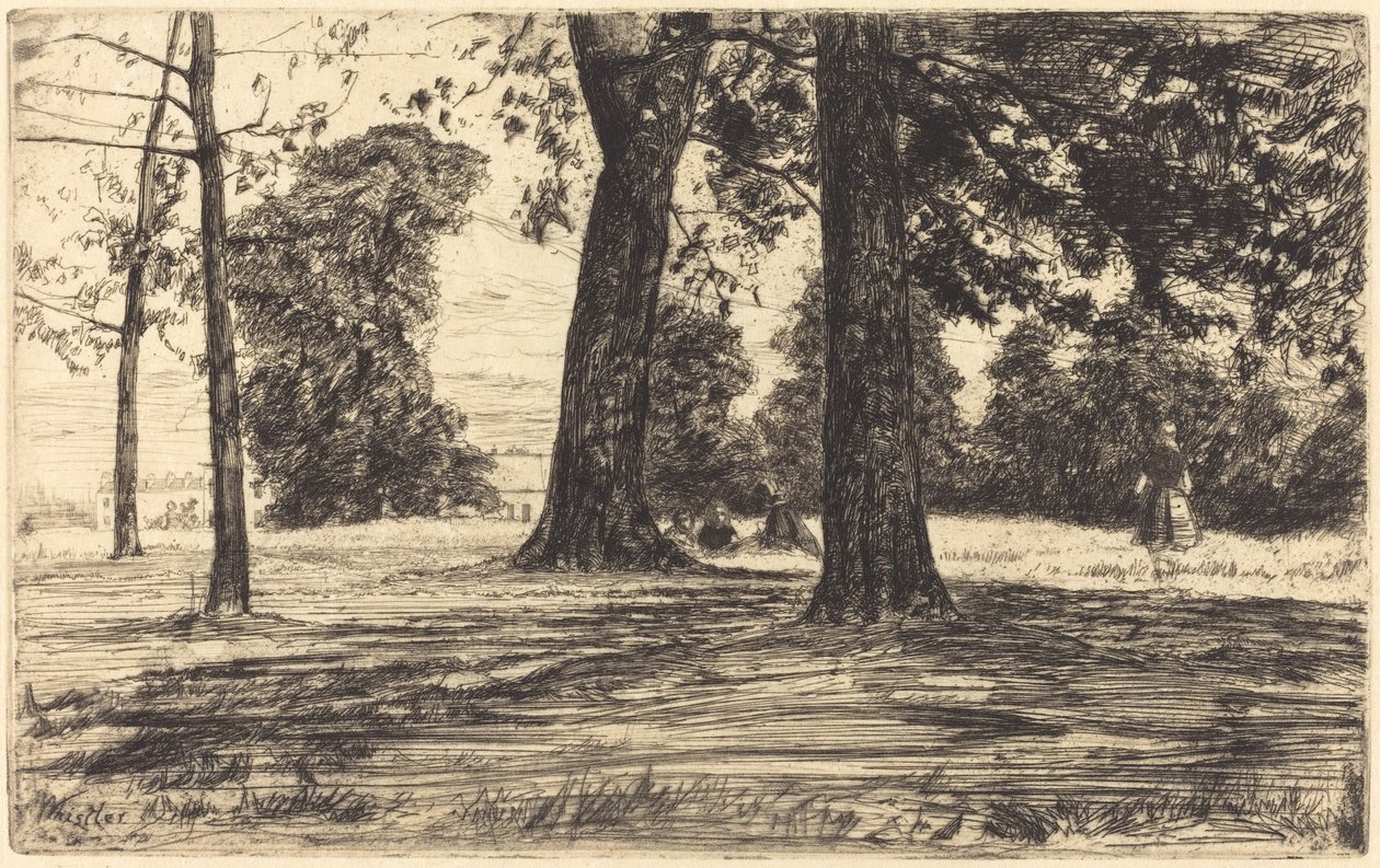 Parco di Greenwich da James Abbott McNeill Whistler