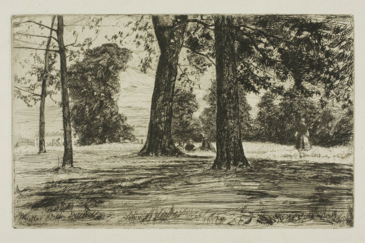 Parco di Greenwich da James Abbott McNeill Whistler