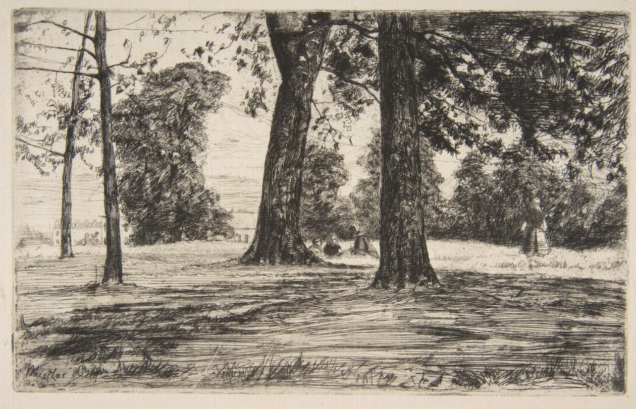 Greenwich Park da James McNeill Whistler