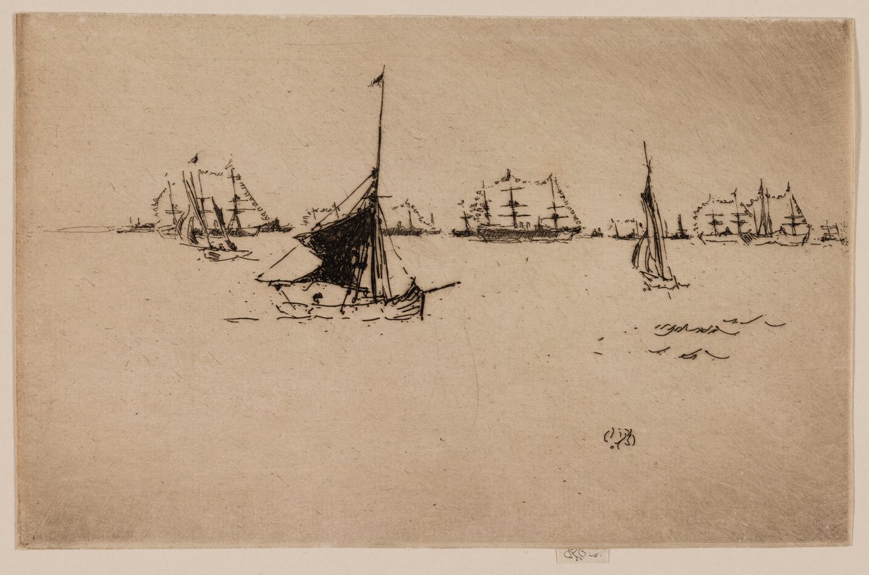 La flotta di Sua Maestà: Sera da James McNeill Whistler