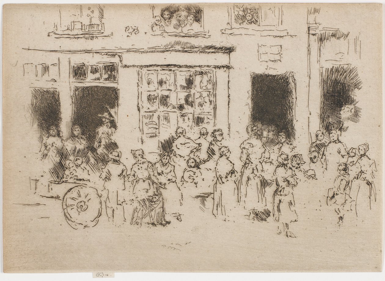 High Street, Bruxelles da James Abbott McNeill Whistler