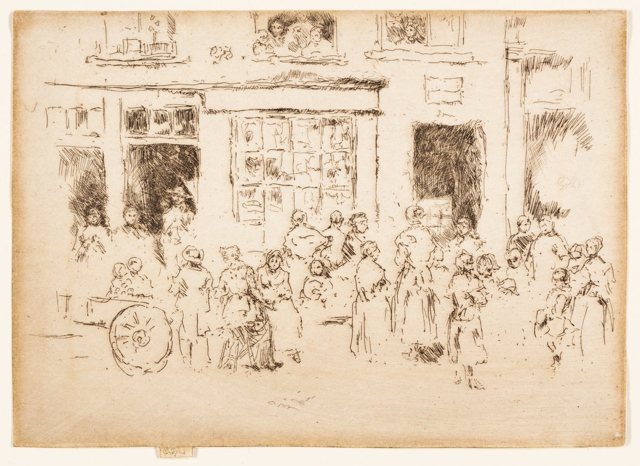 Via Alta, Bruxelles da James Abbott McNeill Whistler