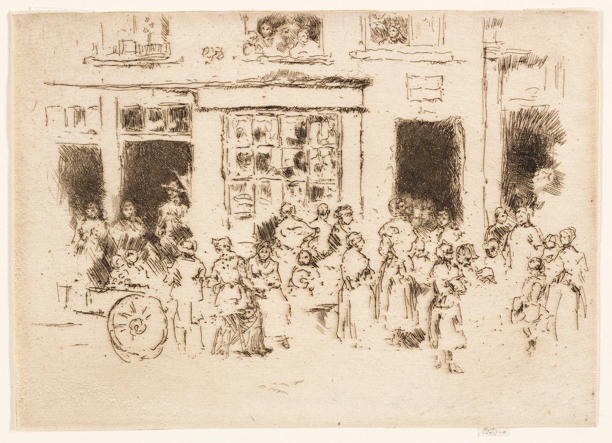 High Street, Bruxelles da James Abbott McNeill Whistler