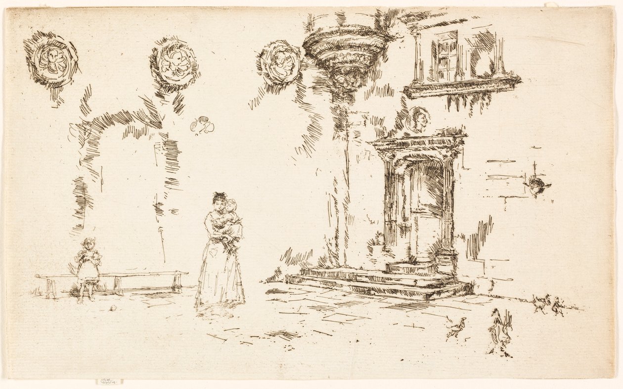 Hôtel Lallemont, Bourges da James McNeill Whistler