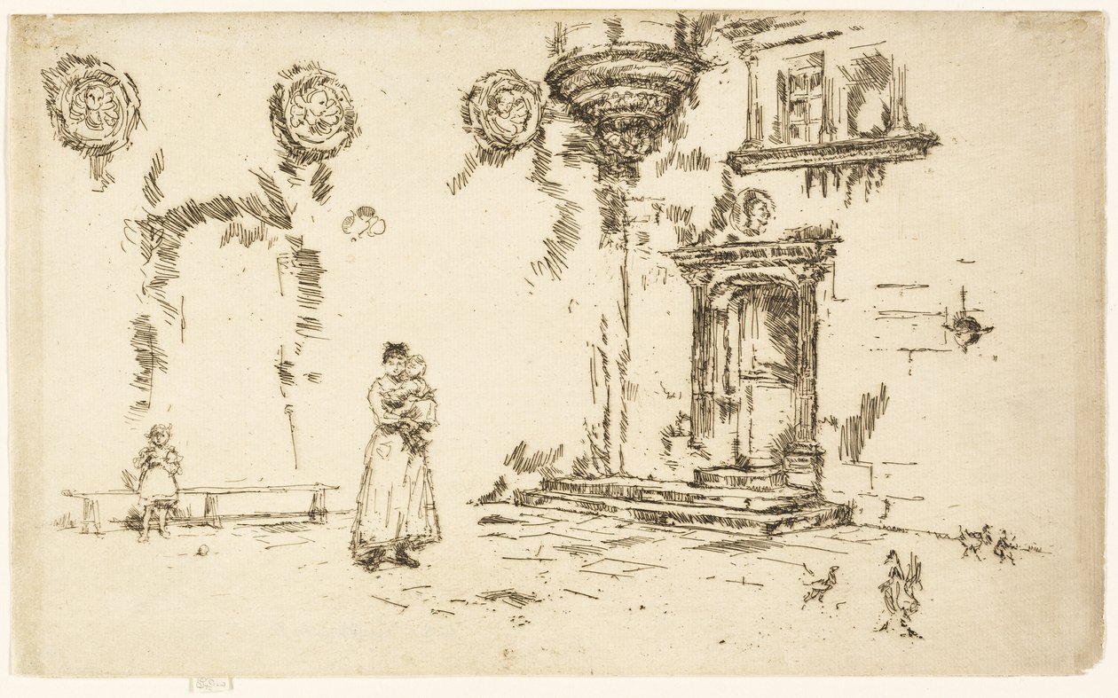 Hôtel Lallemont, Bourges da James Abbott McNeill Whistler