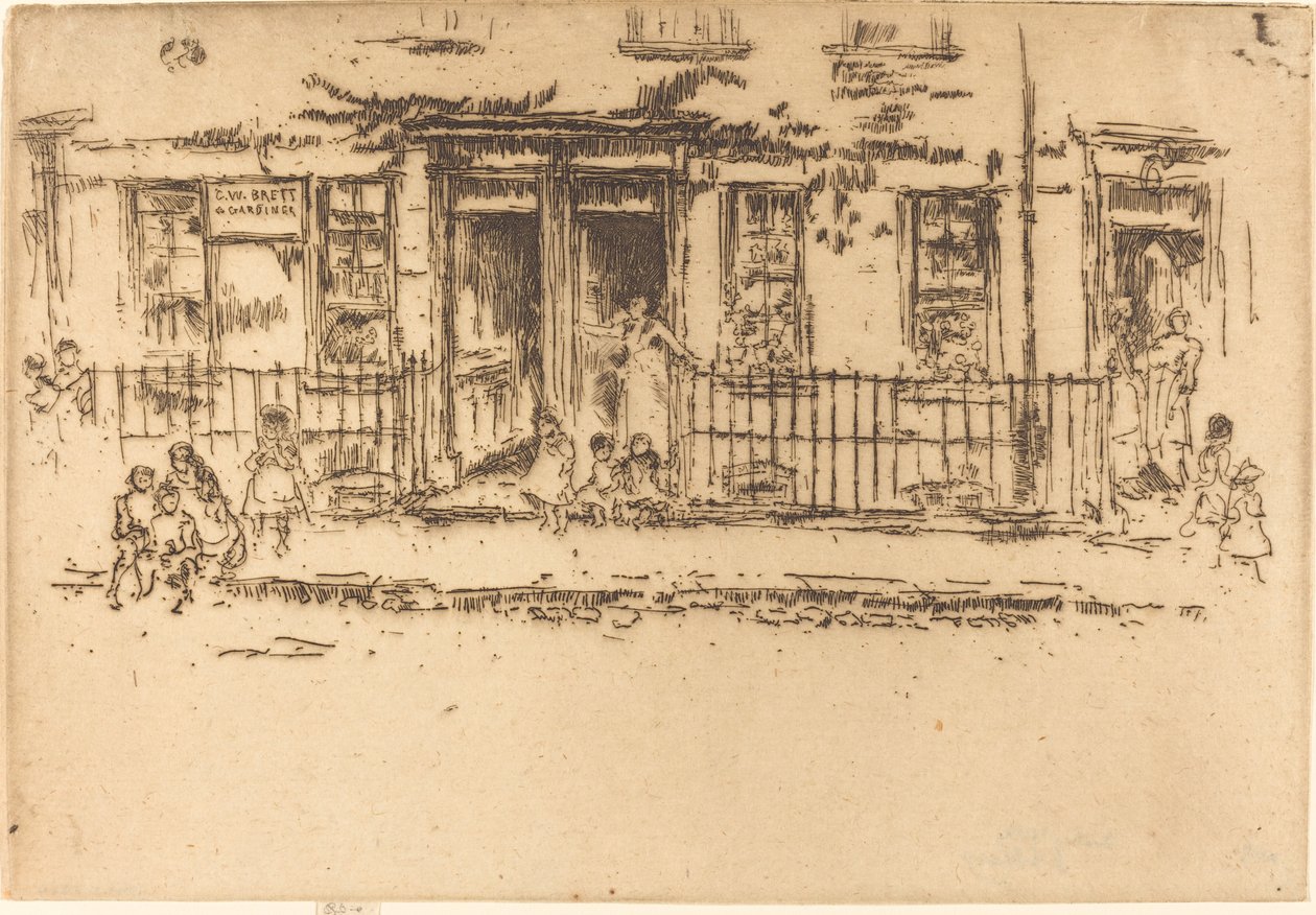 Passeggiata della giustizia - Chelsea da James Abbott McNeill Whistler