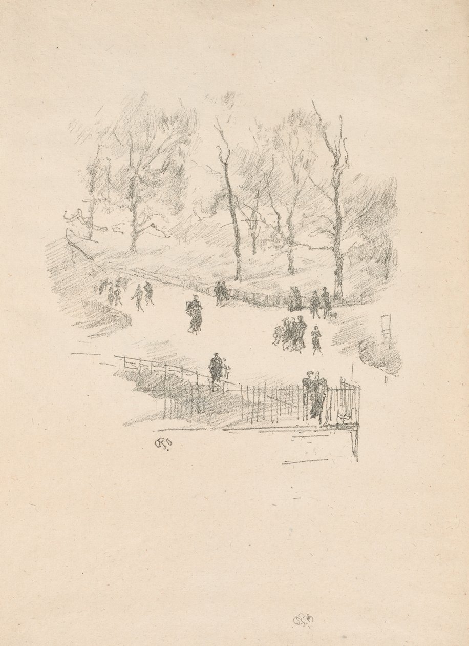 Giardini di Kensington da James Abbott McNeill Whistler