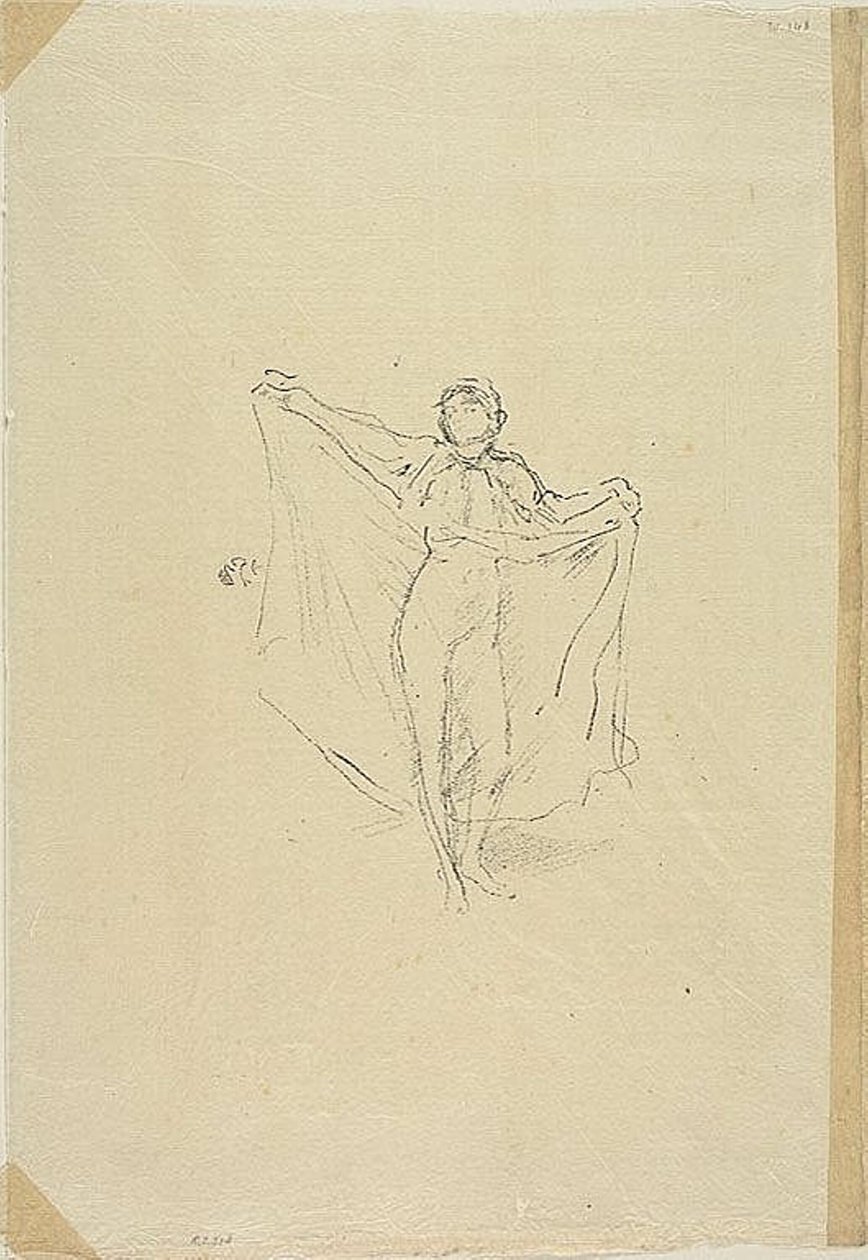 La ballerina: Studio del nudo da James Abbott McNeill Whistler