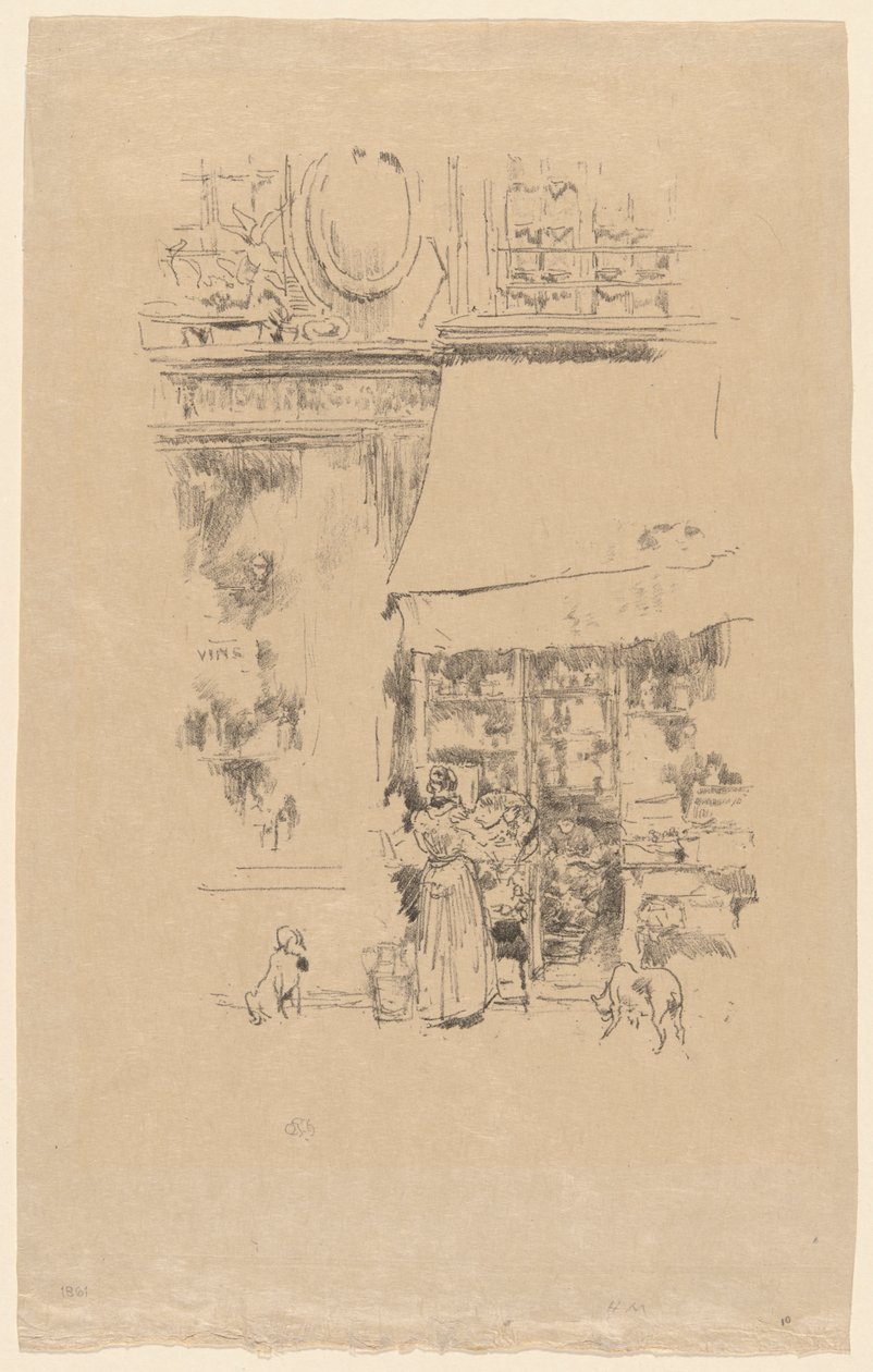 La fruttivendola di rue de Grenelle da James McNeill Whistler