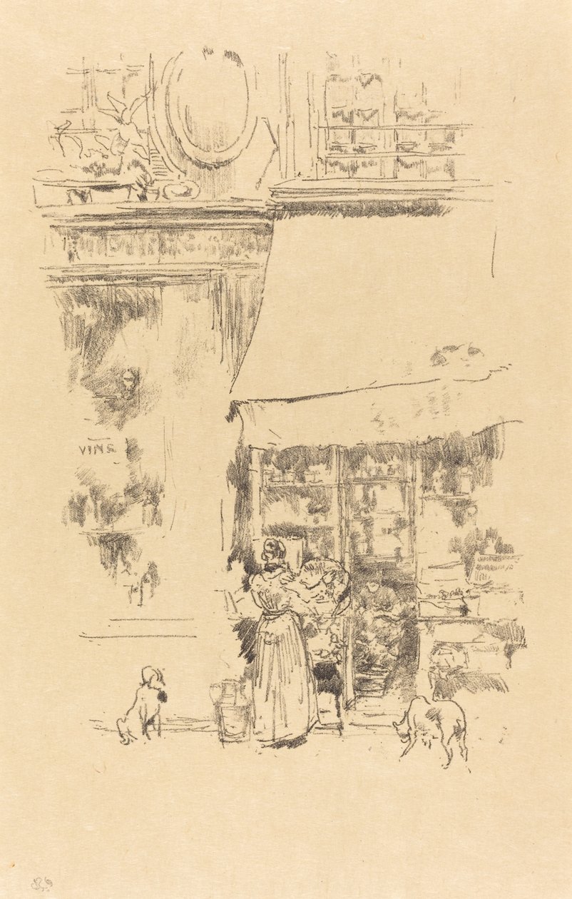 La fruttivendola di rue de Grenelle da James Abbott McNeill Whistler