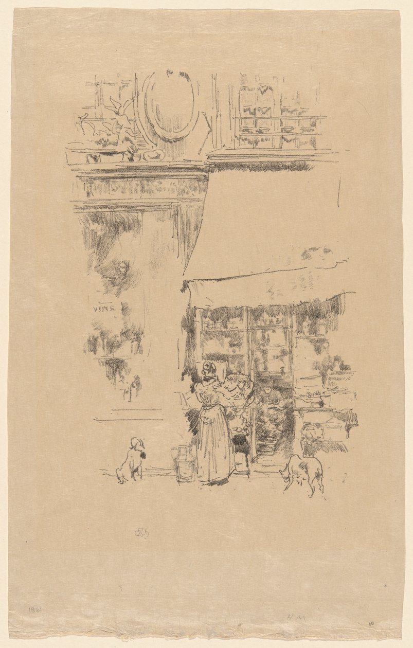 La fruttivendola di rue de Grenelle da James Abbott McNeill Whistler