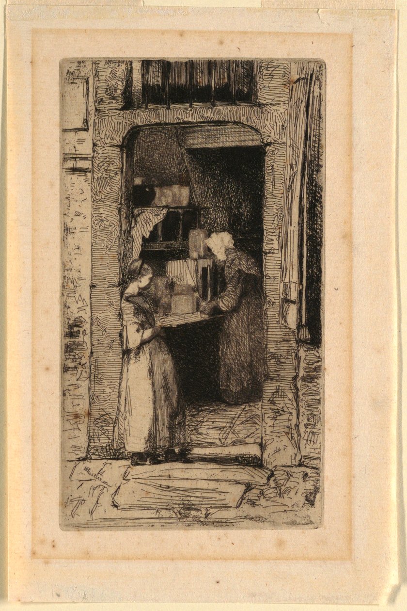 La venditrice di senape da James Abbott McNeill Whistler