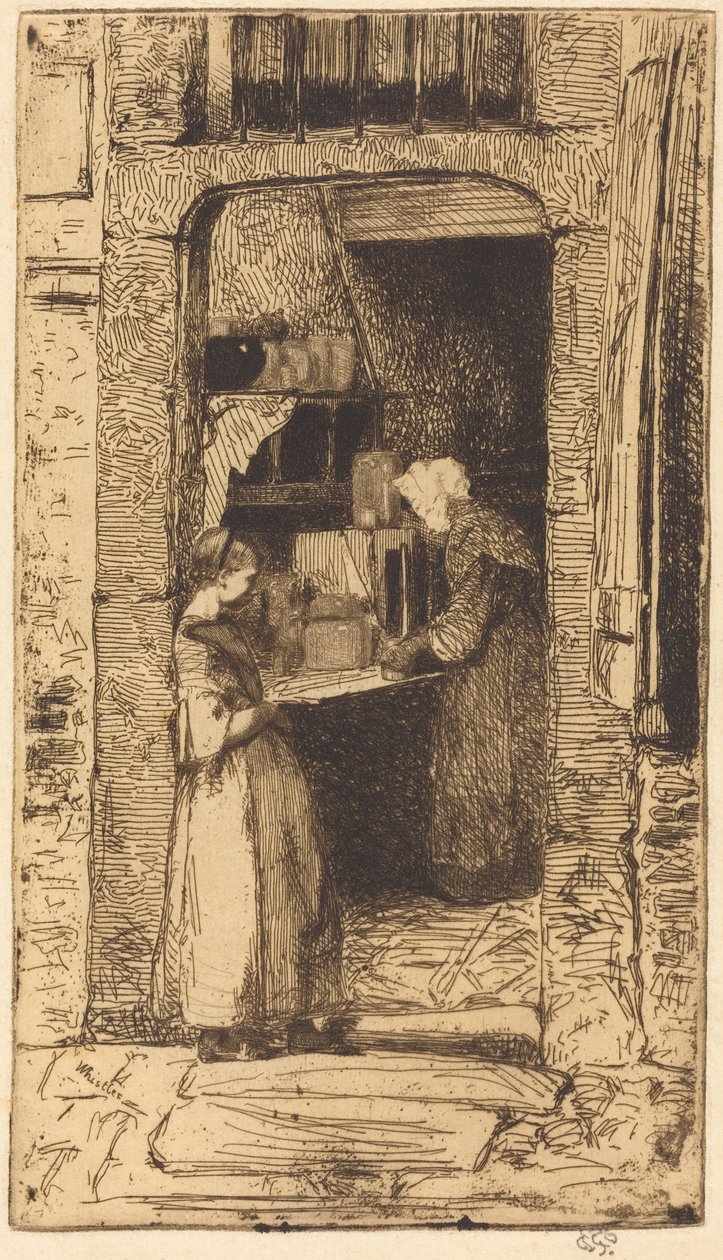 La venditrice di senape da James McNeill Whistler