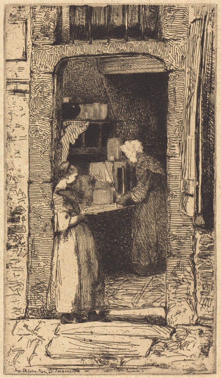 La venditrice di senape da James McNeill Whistler