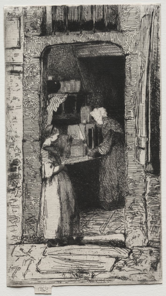 La venditrice di senape da James McNeill Whistler