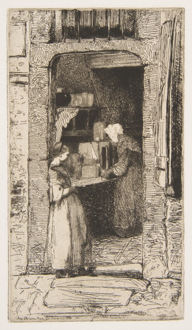 La venditrice di senape da James McNeill Whistler