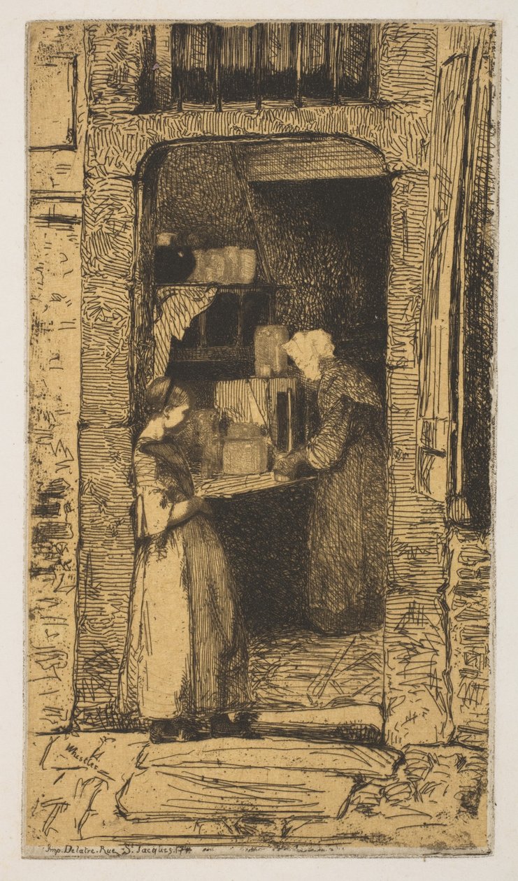 Die Senfverkäuferin da James McNeill Whistler
