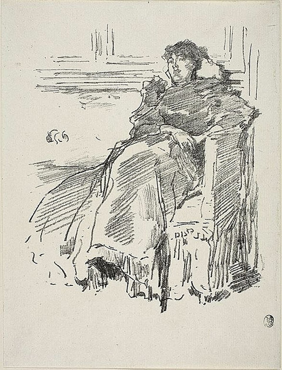 Il Vestito Rosso da James Abbott McNeill Whistler
