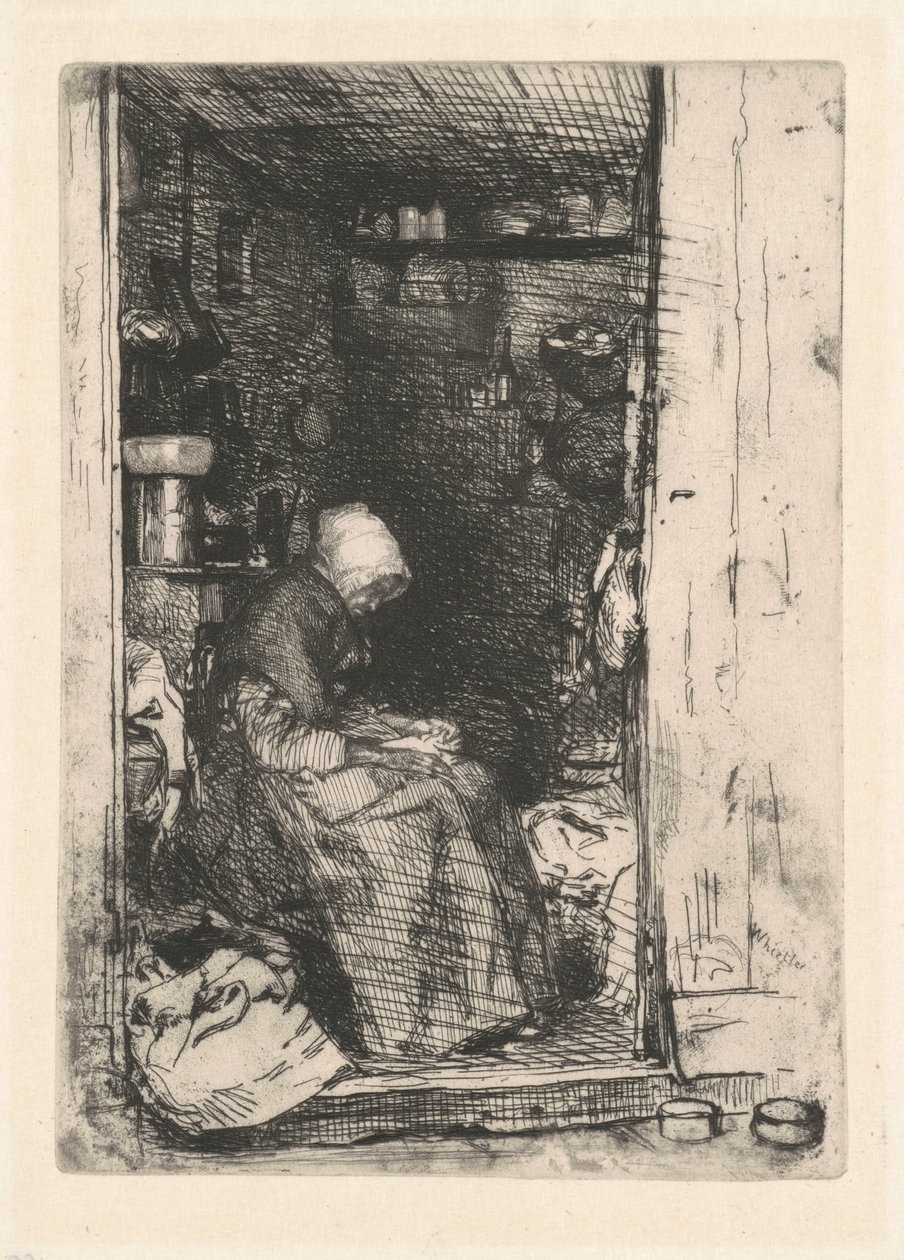 La vecchia straccivendola da James McNeill Whistler