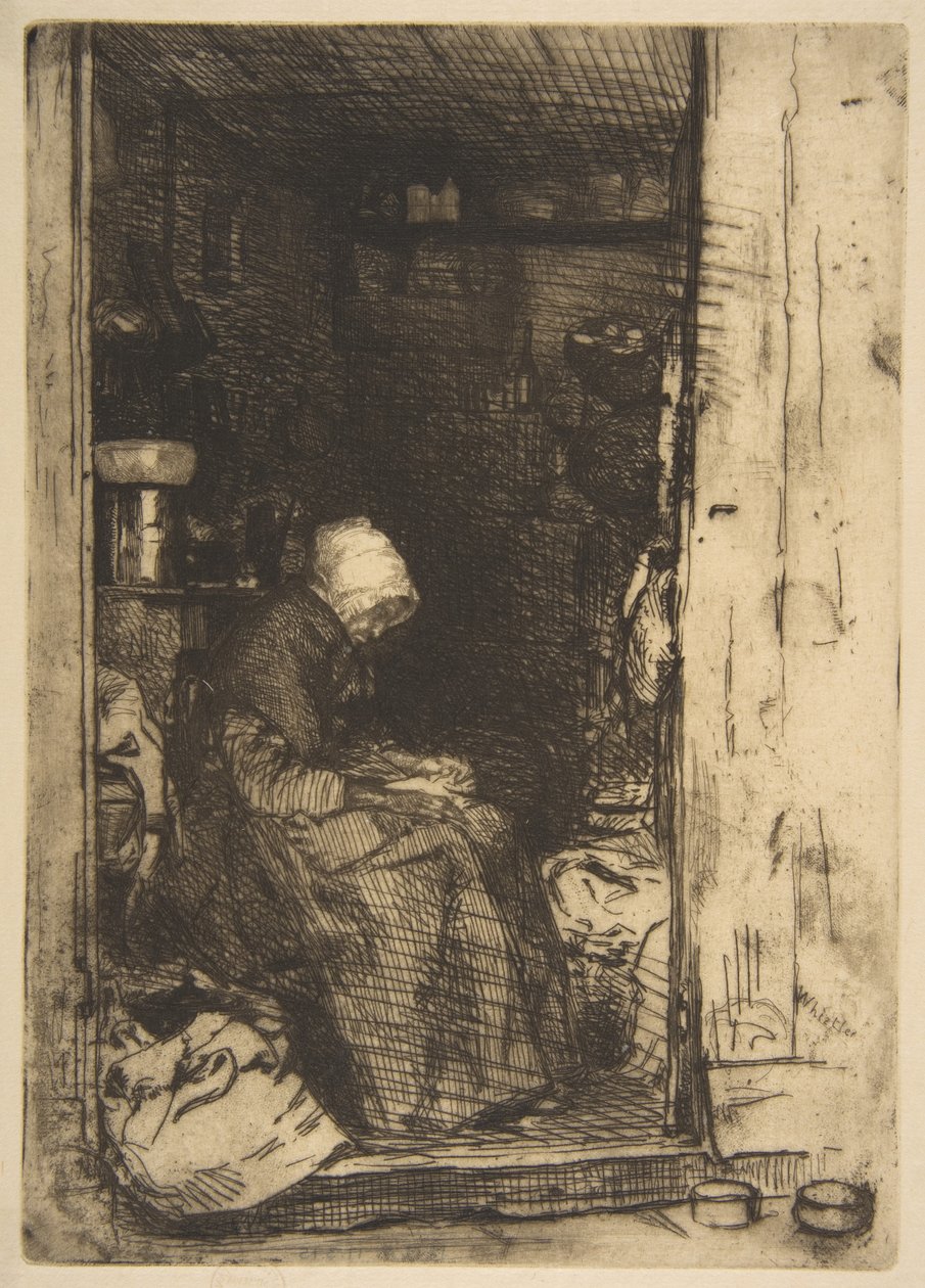 La vecchia straccivendola da James McNeill Whistler