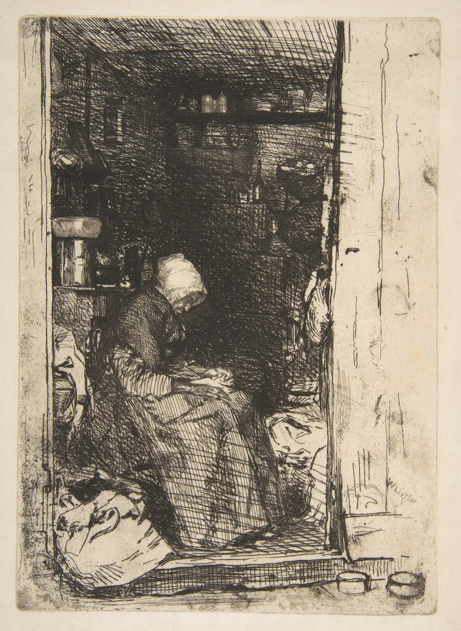 La vecchia straccivendola da James McNeill Whistler