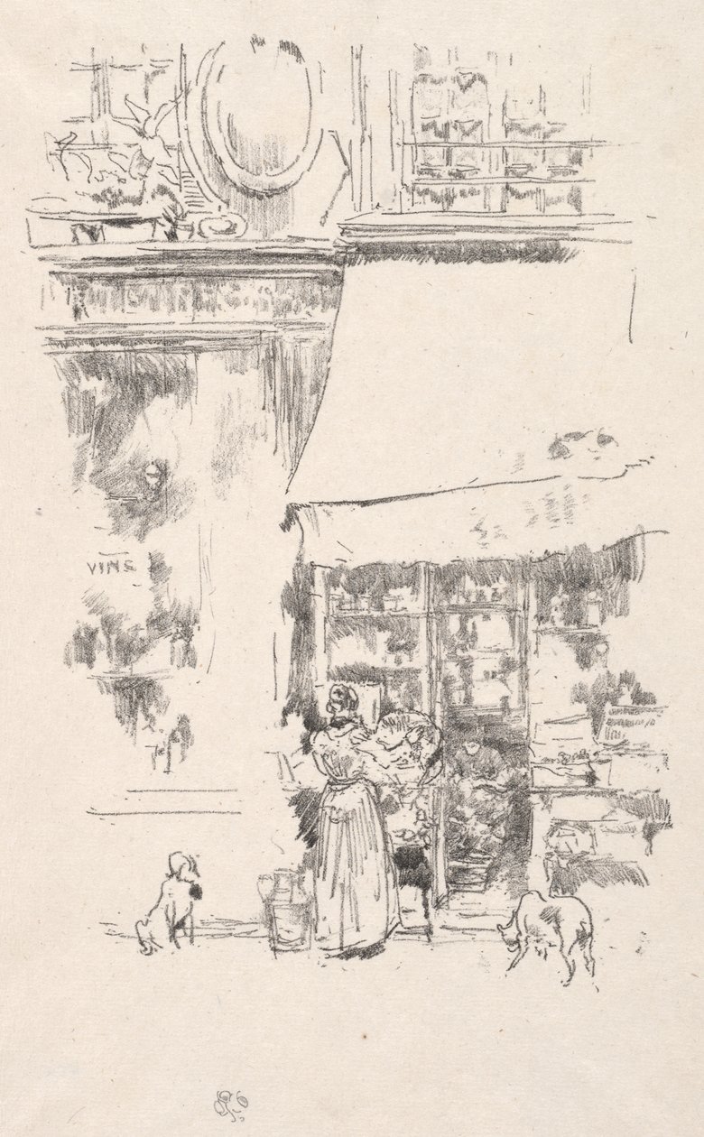 Il negozio di frutta di Rue de Grenelle da James McNeill Whistler