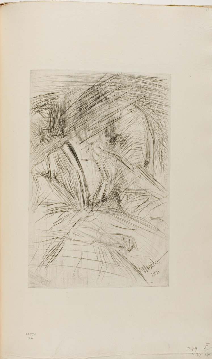 Signora in poltrona da James Abbott McNeill Whistler
