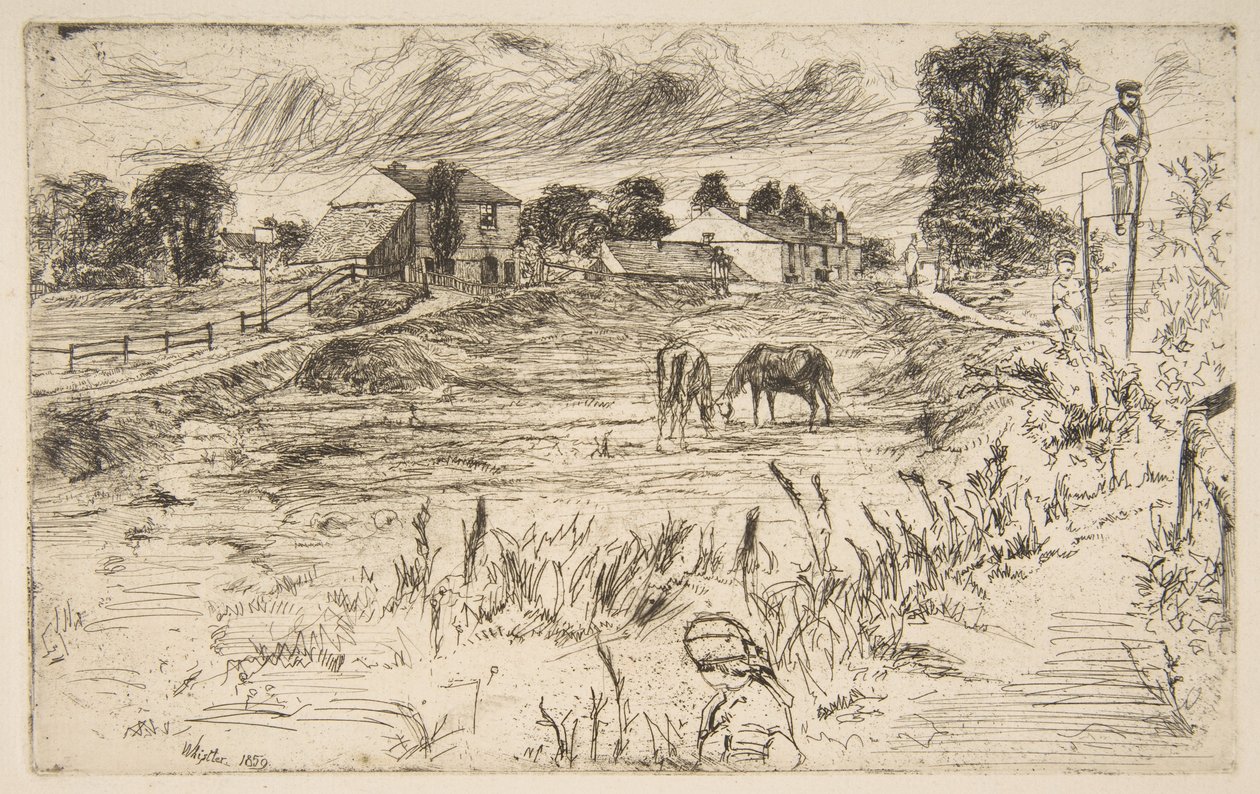 Paesaggio con il cavallo da James McNeill Whistler