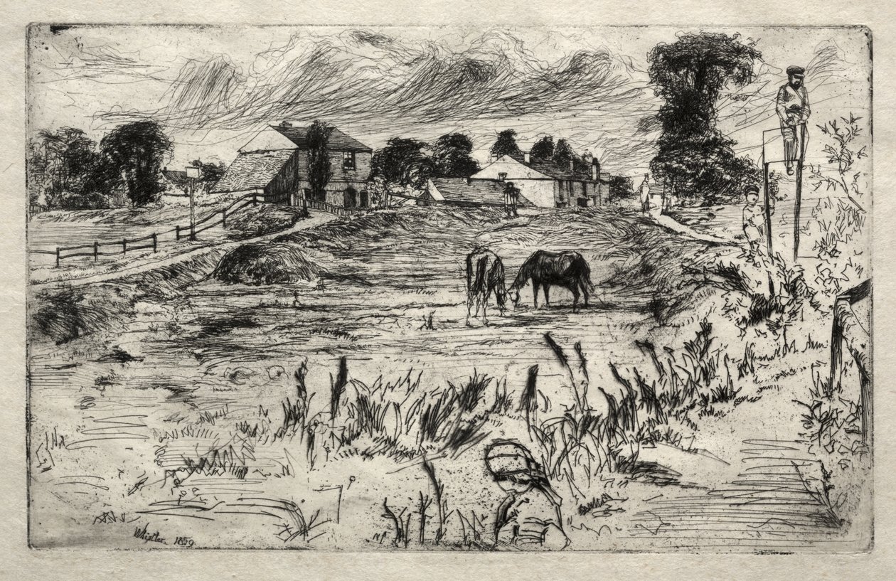 Paesaggio con cavallo da James McNeill Whistler