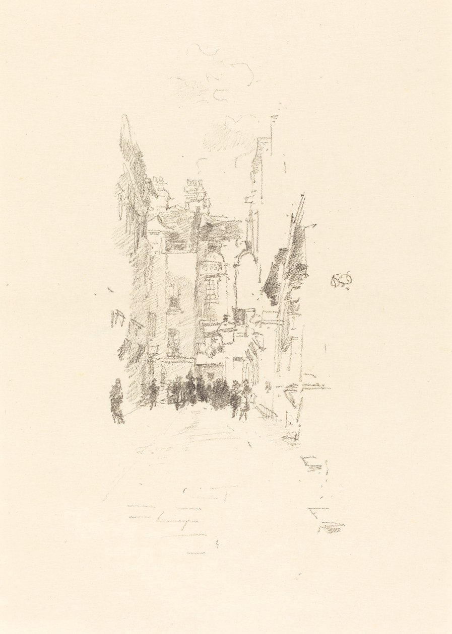 Piccola Corte, Cloth Fair da James Abbott McNeill Whistler