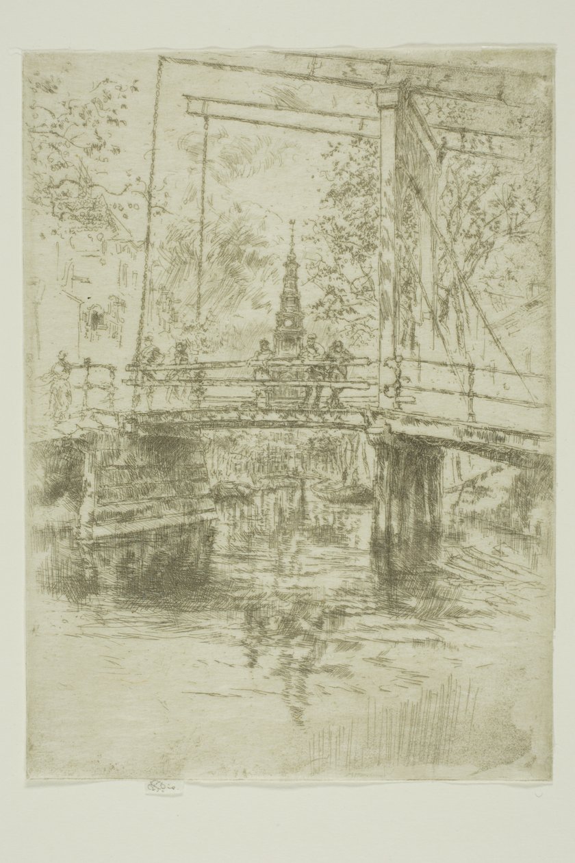 Piccolo ponte levatoio, Amsterdam da James Abbott McNeill Whistler