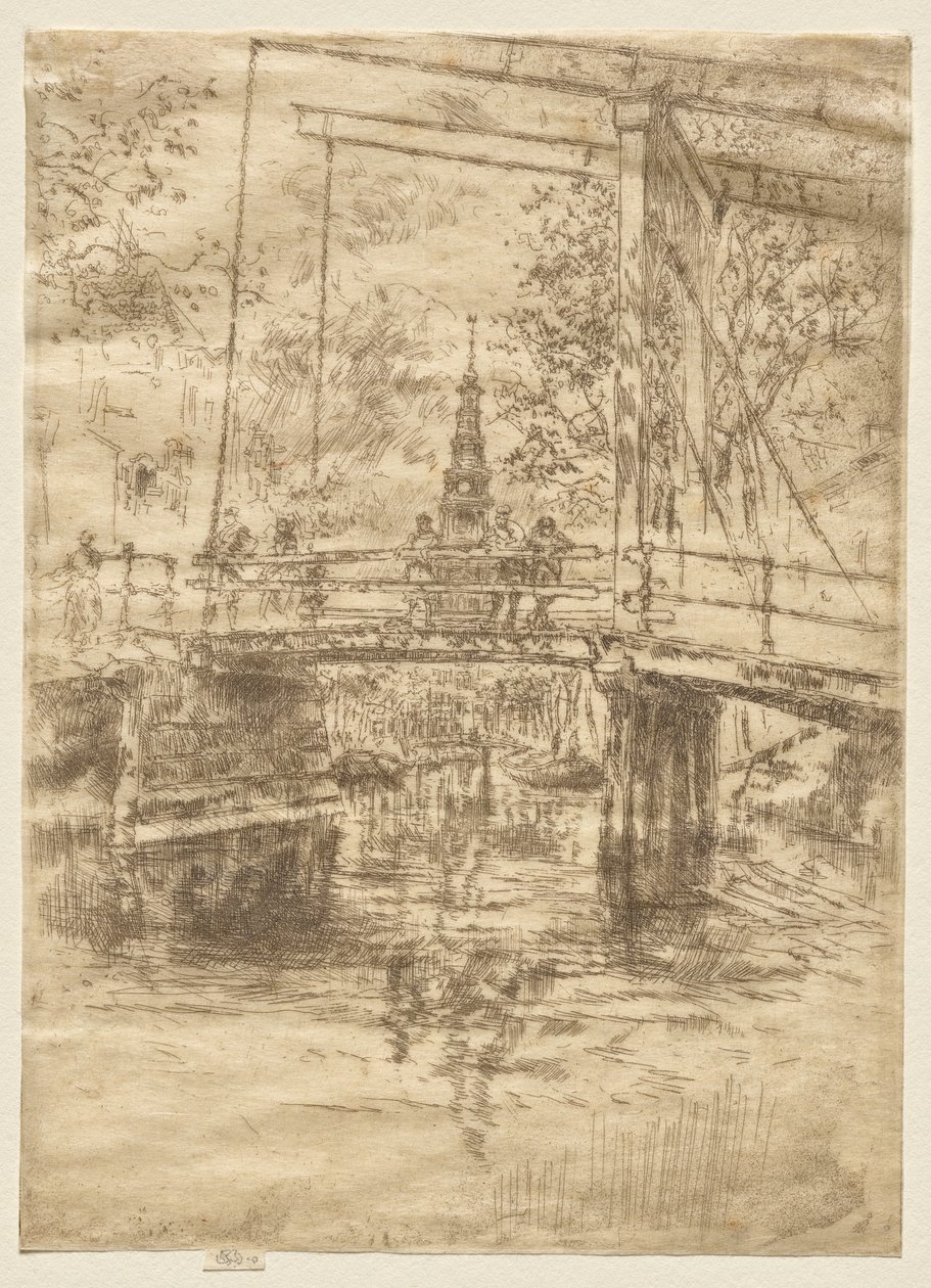 Piccolo ponte levatoio, Amsterdam da James McNeill Whistler
