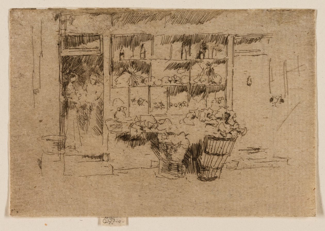 Il negozio del piccolo fruttivendolo, Chelsea da James McNeill Whistler