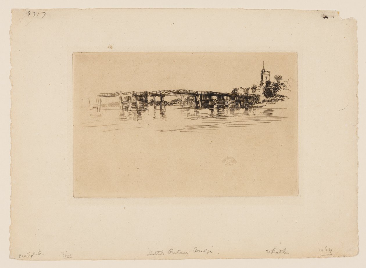 Piccolo ponte di Putney da James Abbott McNeill Whistler